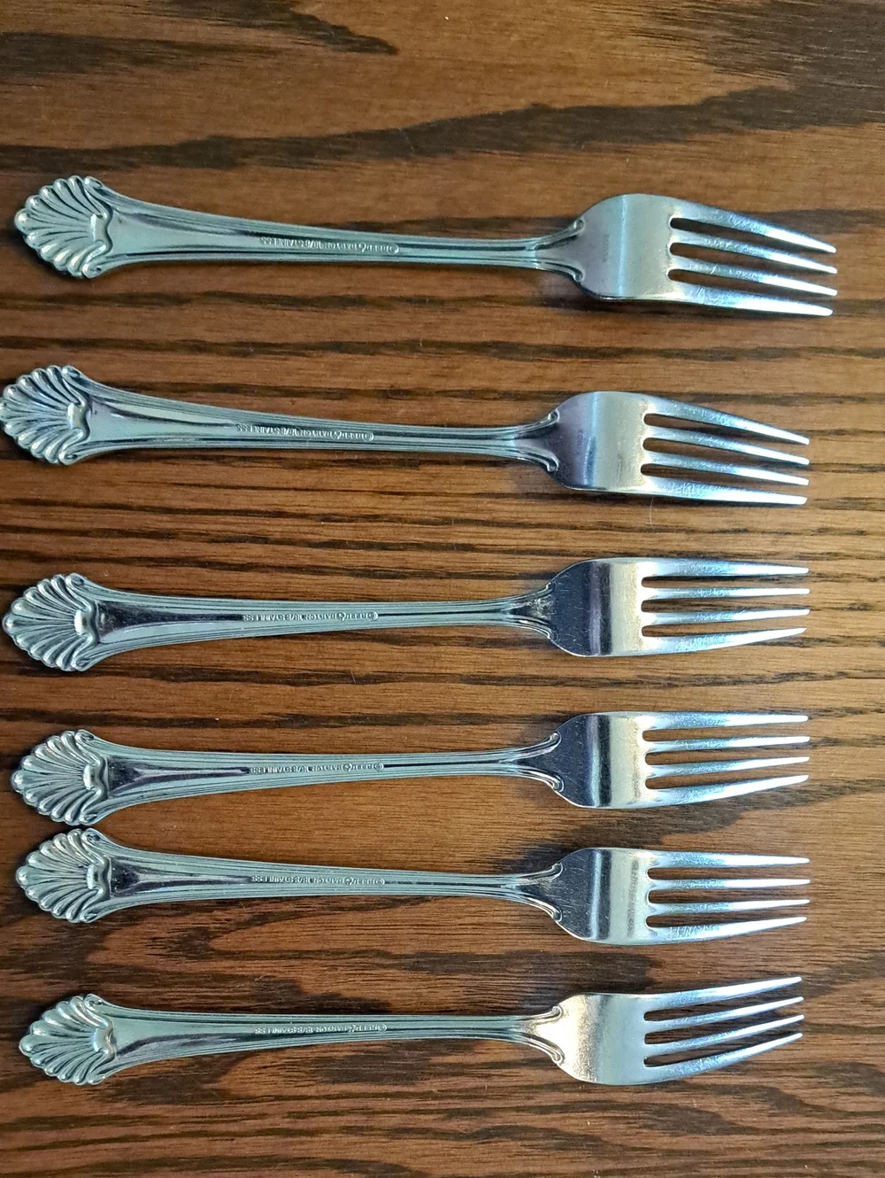 Reed and Barton Seafare Stainless Flatware - Glossy Silver Finish